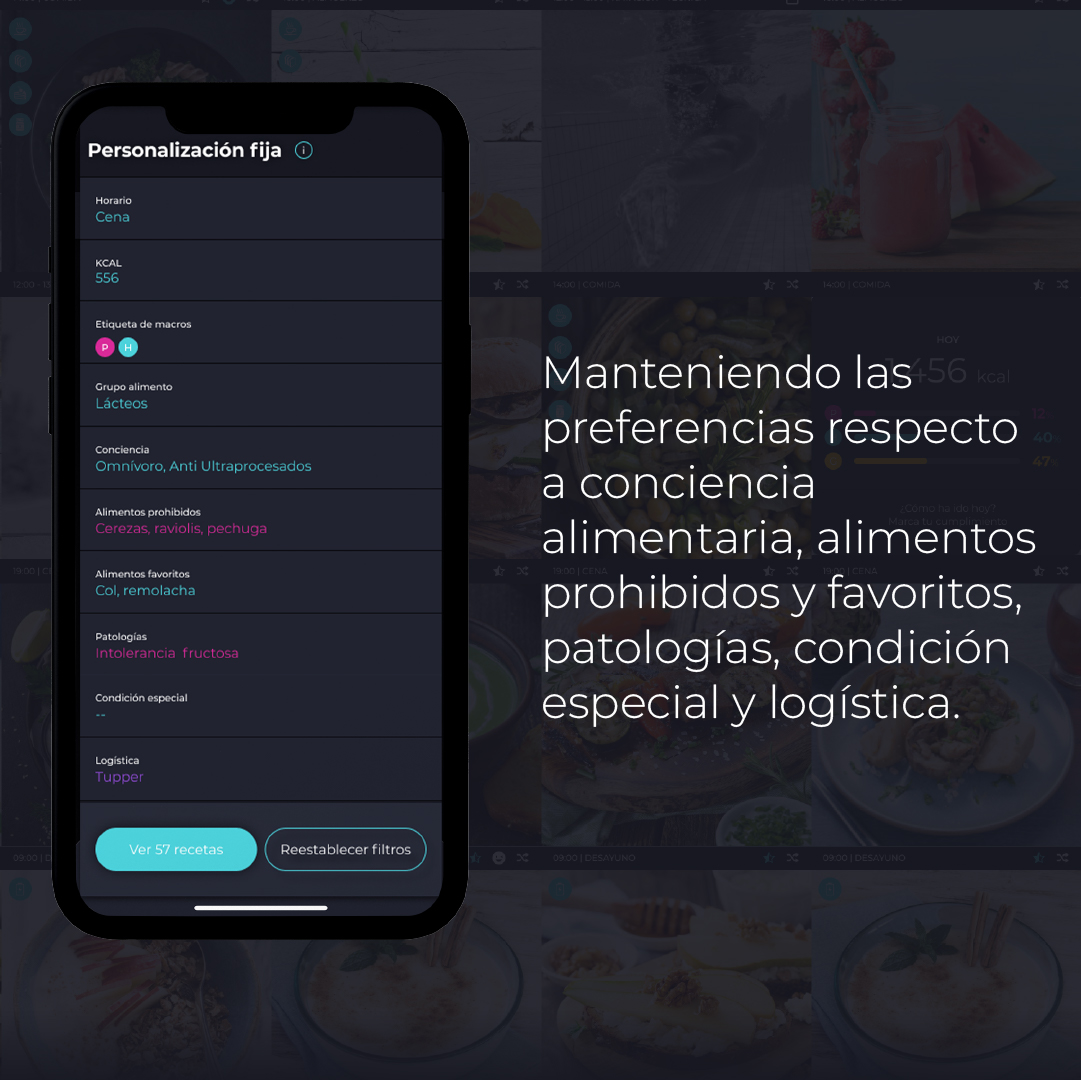 indyaspain's tweet photo. Además, con la nueva actualización, ya es posible cambiar el tiempo de preparación y nivel de cocina para cada una de las recetas de tu planificación nutricional. Eso sí, cuidando siempre el criterio de tu nutricionista 💪🏼 https://t.co/UfehLAry0K
