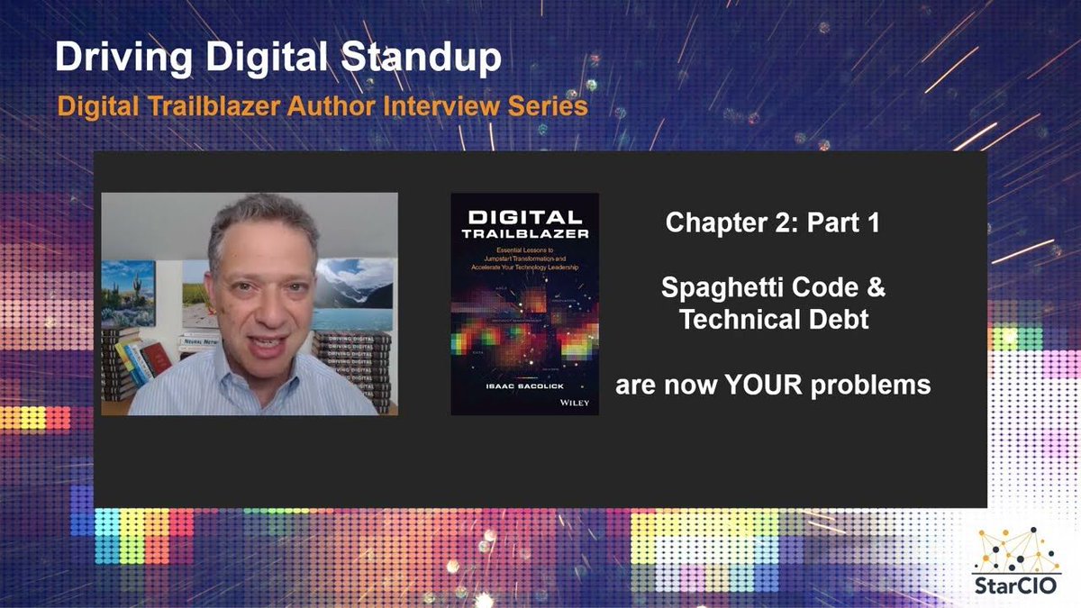 Spaghetti Code & Technical Debt are now YOUR problem - more about Chapter 2 of my book, Digital Trailblazer and getting out of the weeds bit.ly/3COjuBn #CIO #DevOps