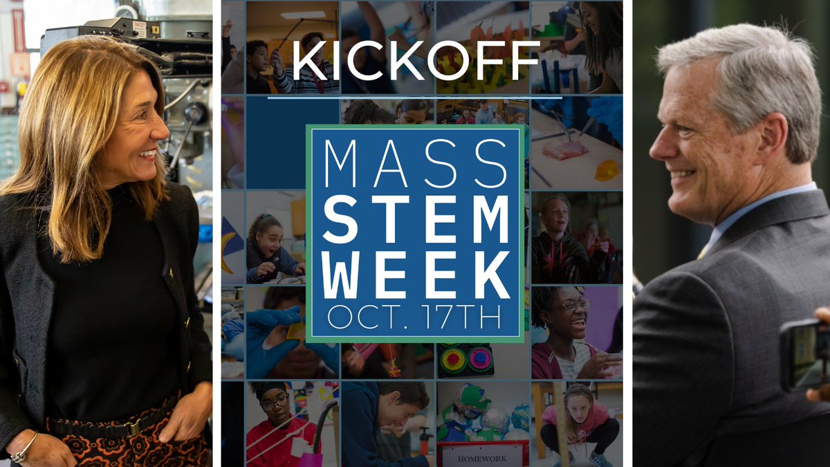 MassEducation (@masseducation) on Twitter photo On October 17th, <a href="/MassGovernor/">Governor Maura Healey</a>, <a href="/MassLtGov/">Lt. Governor Kim Driscoll</a>, <a href="/MassEducation/">MassEducation</a>, students, educators, and industry partners will kick off #MassSTEMWeek at <a href="/Northeastern/">Northeastern U.</a>. #SeeYourselfInSTEM
Learn more about STEM Week: massstemweek.org On October 17th, <a href="/MassGovernor/">Governor Maura Healey</a>, <a href="/MassLtGov/">Lt. Governor Kim Driscoll</a>, <a href="/MassEducation/">MassEducation</a>, students, educators, and industry partners will kick off #MassSTEMWeek at <a href="/Northeastern/">Northeastern U.</a>. #SeeYourselfInSTEM
Learn more about STEM Week: massstemweek.org