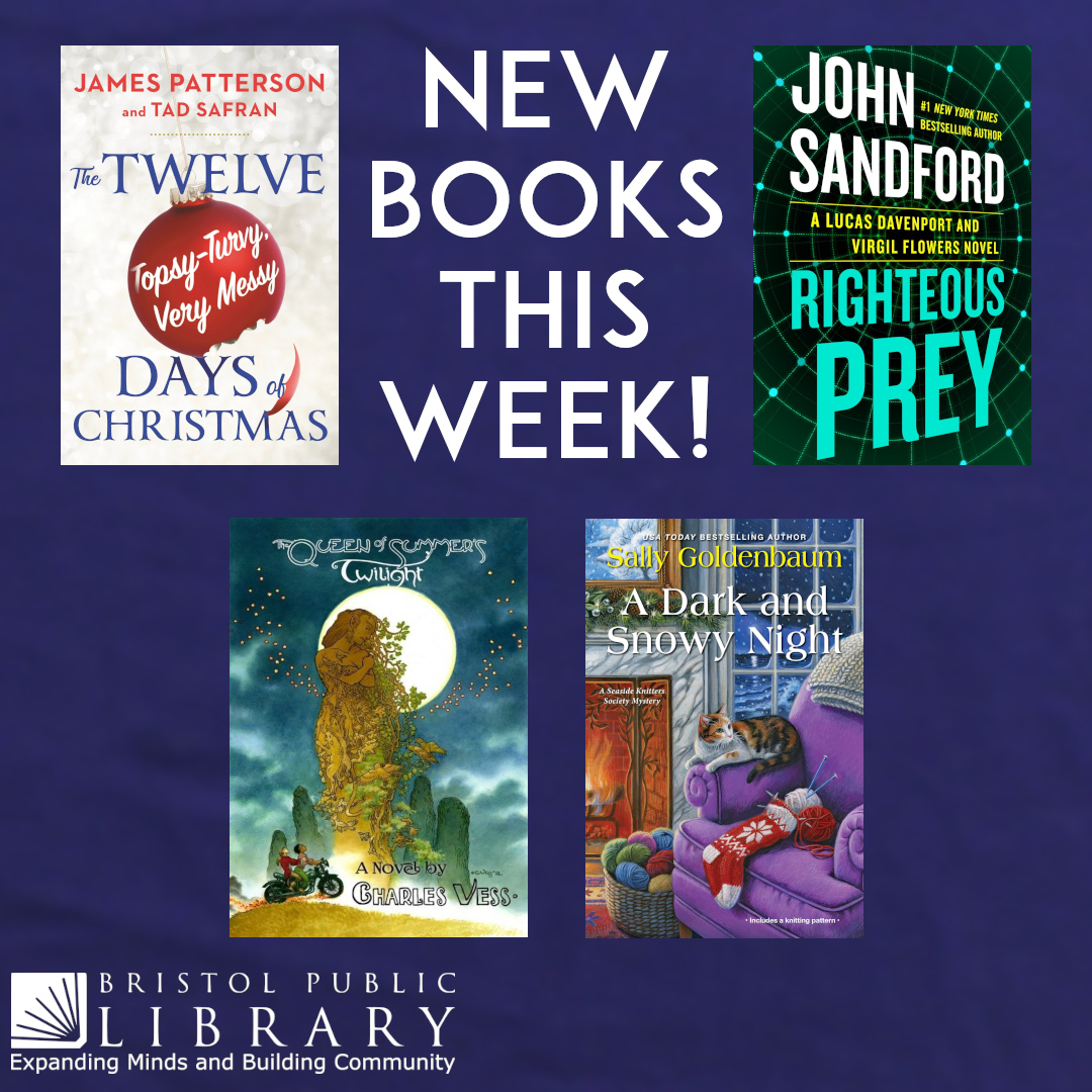 Bristol_Public's tweet photo. It's new book Tuesday! These titles, along with many others, are hitting the New Fiction shelves this week.

If you wish to place a hold on these or any of the other new books, call the Reference Desk at 276-645-8781.

#bristolpubliclibrary https://t.co/bkPRAeno4W