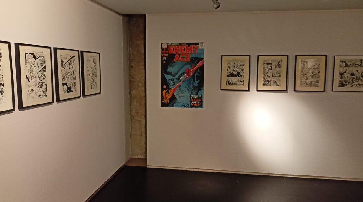 El jueves 20 de octubre a las 19 h. inauguración de la muestra dedicada a #JoeKubert. Originales de Enemy Ace y muchos más. La expo que ningún aficionado al cómic debería perderse.