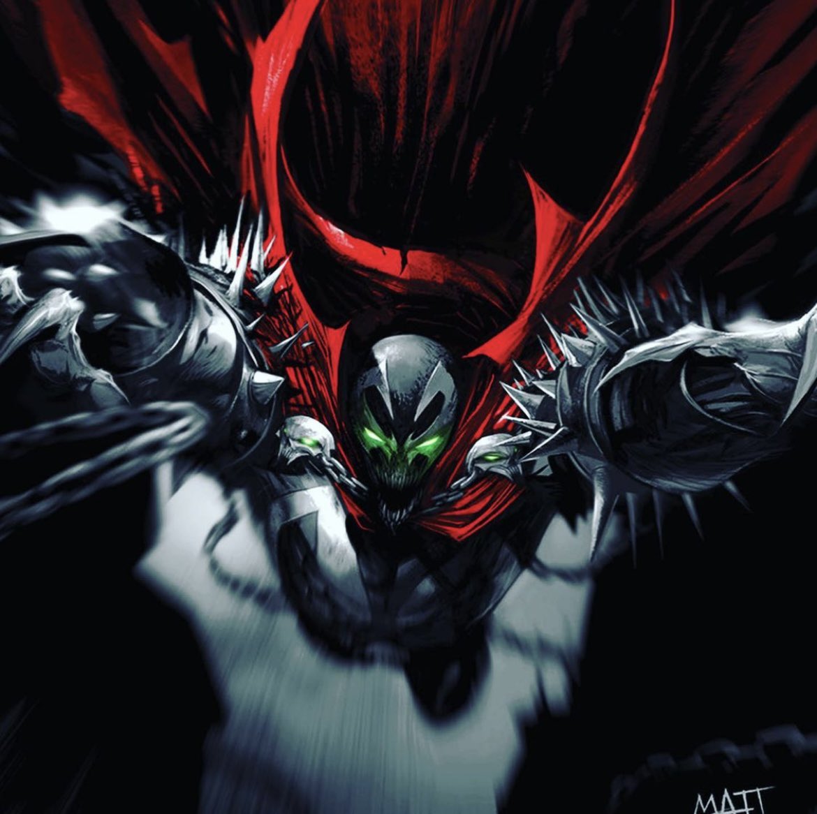 HellSpawn444's tweet photo. Tuesdays 💀⛓️ #Spawn #KingSpawn #Issue16 Available November 2nd 🔥 https://t.co/sbD2f9B7tb