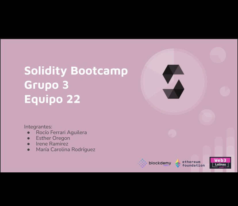 estherj_94's tweet photo. Ingresando al mundo Solidity - Ethereum y Smart Contracts 🥰 @blockdemy @Web3Latinas_ #EthereumFoundation #SOLIDITY #blockdemy #SmartContracts https://t.co/rC5SizhSIv