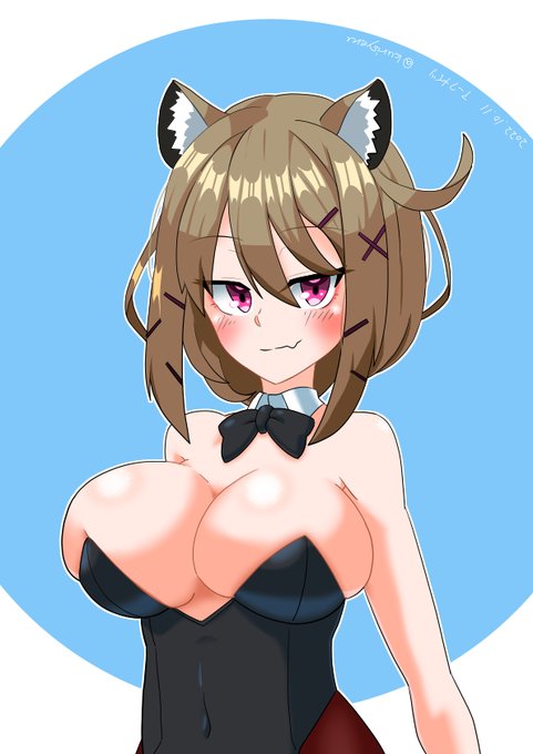 75日目
ウタゲバニー(?)
自前でケモミミ持ってる娘にウサ耳追加するかどうか悩みつつ付けなかったらバニーとは?ってなった
そんな事よりアークナイツはバニーイベントやらないんですか???