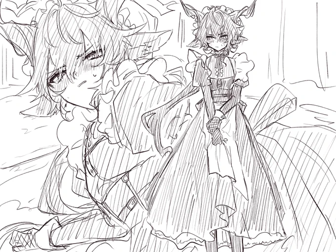 むしゃくしゃして描いた 