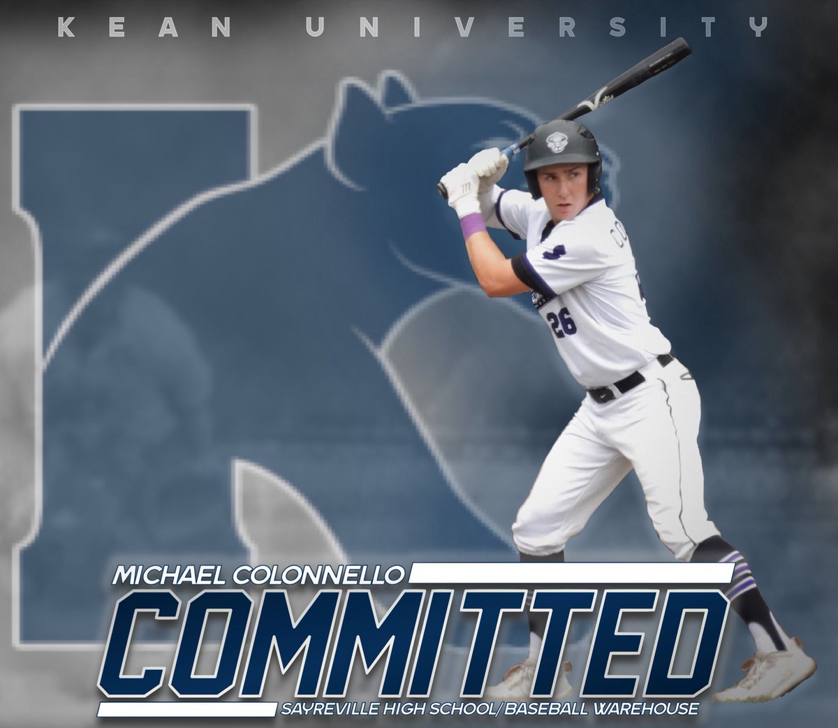 Warehouse_Ball's tweet image. Congratulations to BW/ @CoachNovBombers 2023 OF @mikecolonnello and the Colonnello family on Michael’s decision to continue his academics and baseball career at the 2007 National Champions @KeanBaseball. 🔵🐆⚪️📚⚾️ #warehouseway
