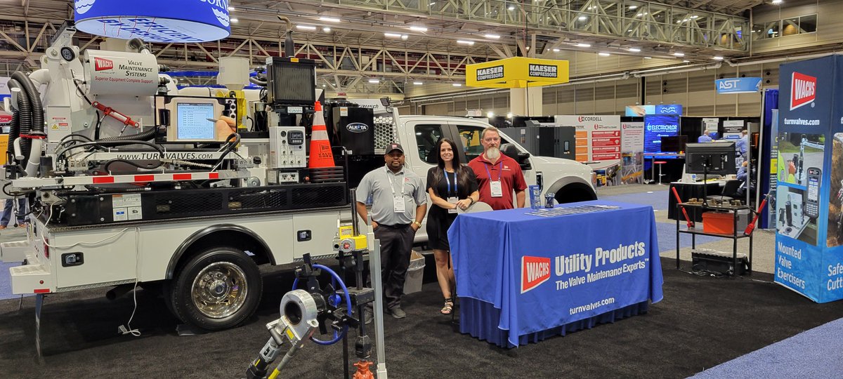 WachsUtility's tweet photo. 💧Day 2 of #WEFTEC! Stop by booth 1529, we look forward to seeing you! 

#waterutilities #watermanagement #waterindustry #waterinfrastructure #municipalwater #valves #valvemaintenance #valveexercising #water #waterdepartment #waterdistrict #weftec22 https://t.co/fK66lOHKpq