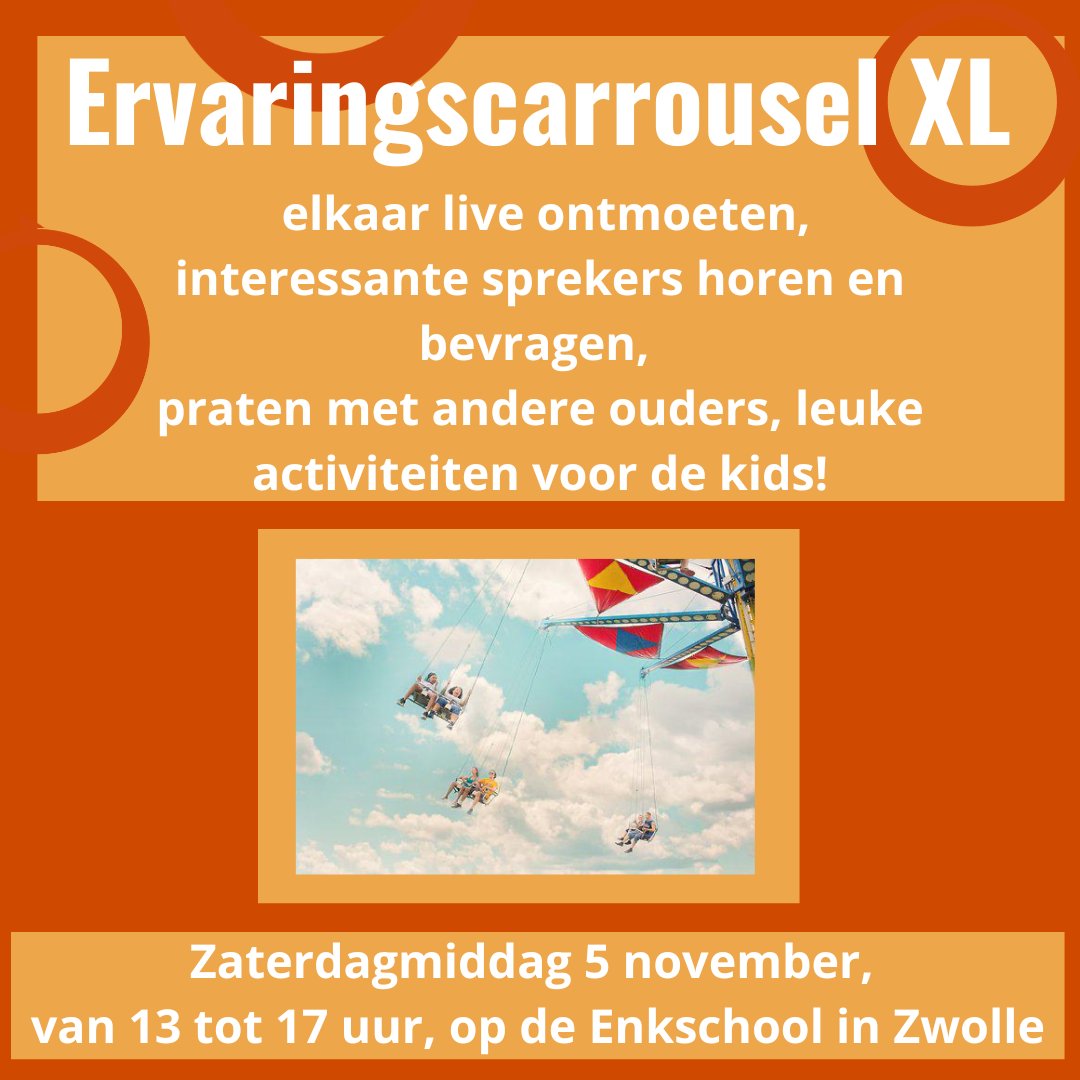 Wat hebben we het gemist, een ouderwetse FODOK middag! Het kan weer op de FODOK-ervaringscarrousel XL in Zwolle. Op 5 november zijn dove en slechthorende kinderen, hun broertjes en zusjes en hun ouders van harte welkom in Zwolle. Meer info op onze website: fodok.nl/informatie/fod…