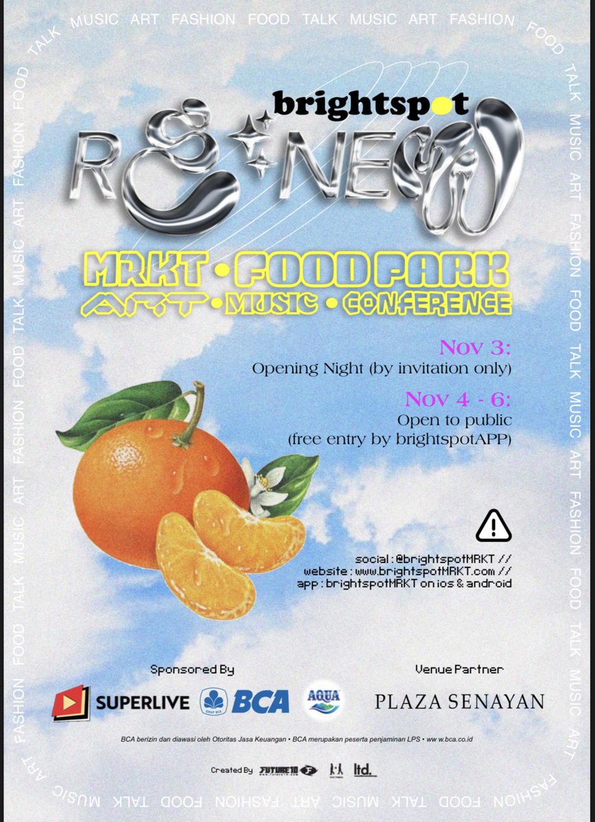 Beyond excited to announce out upcoming event. Life returning to normal.

Please RT to spread the word

brightspotRENEW <a href="/PlazaSenayan/">Plaza Senayan</a> Nov 3-6 2022. 6,500m2+ space filled with creativity &amp; commerce