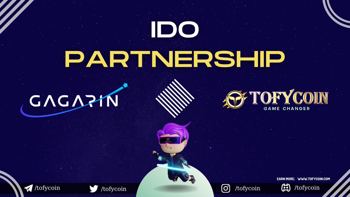 📣  We are happy to announce that we are partnered with <a href="/GAGARIN_World/">GAGARIN Launchpad</a> for the IDO!🚀🤝

✨ GAGARIN is the expert #launchpad for incubating projects and launching #IDO.

#Partnership #Blockchain #PlaytoEarn #GameFi #IDO #Binance #Investment #Game #P2e #NFT #Web3