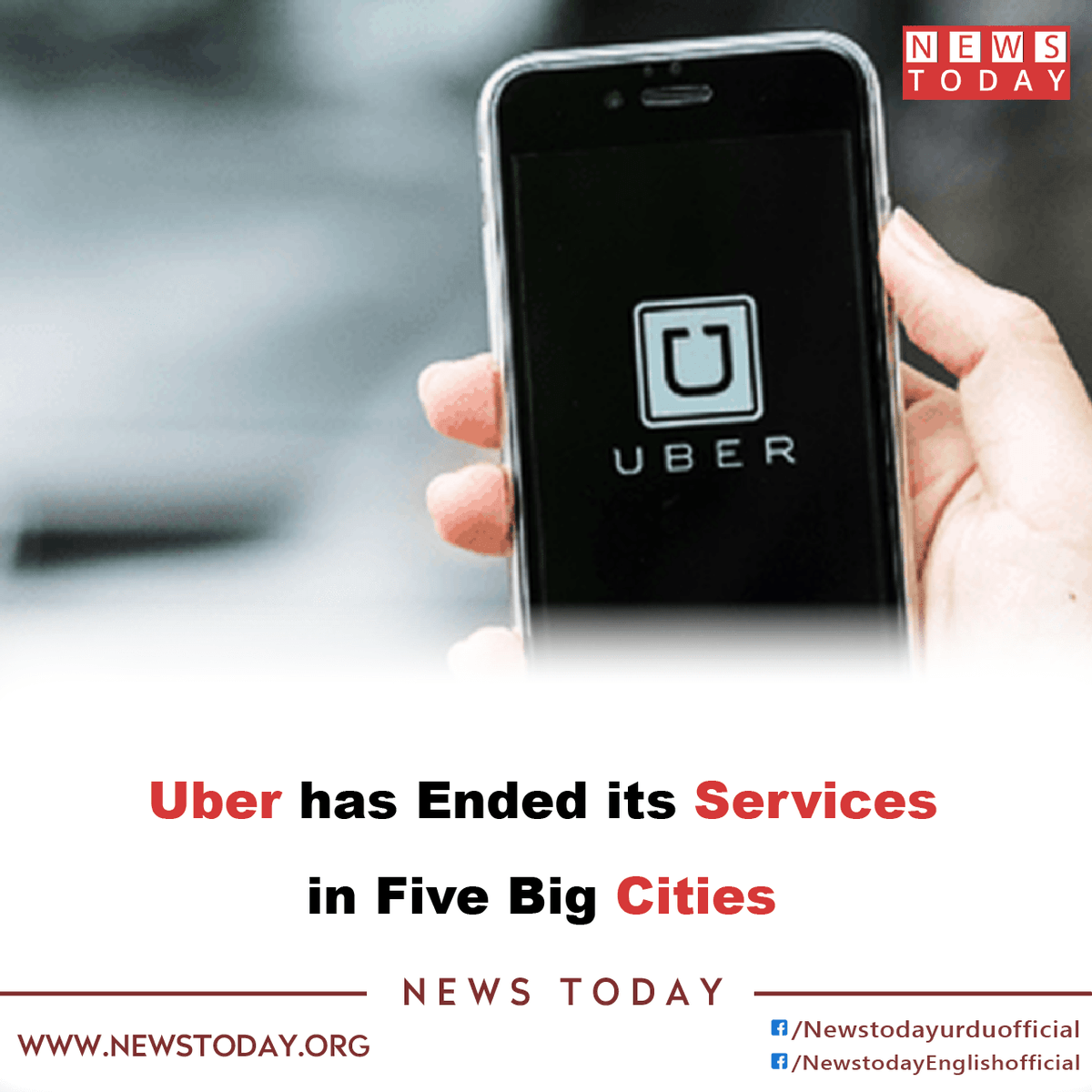 newstoday_org's tweet photo. The Uber service, which is extremely popular in every city, has decided to close operations in five big cities Multan, Faisalabad, Peshawar, Islamabad, and Karachi.
Read More:
https://t.co/G6fjPYExFQ
#newstoday #Uberservice #closeoperations #Multan #Faisalabad #Islamabad #Karachi https://t.co/JrRMgDJwAY
