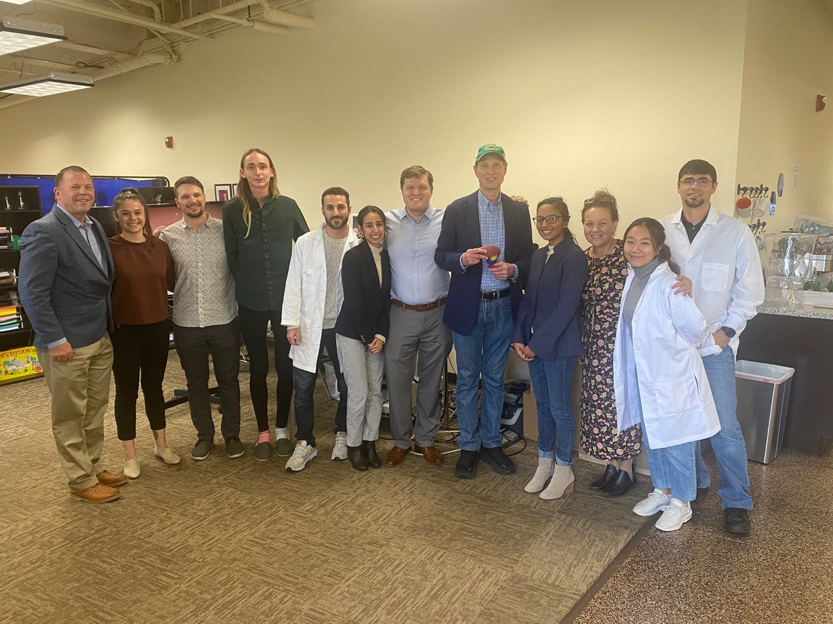 RonWyden's tweet photo. Very impressed with the “think big” innovation from the @Lazarus_3D team I met with yesterday in Linn County. Great work here at home in Oregon using 3D tech printing imaging to help surgical planning by doctors &amp; outcomes for patients. https://t.co/meIZVUVZGu