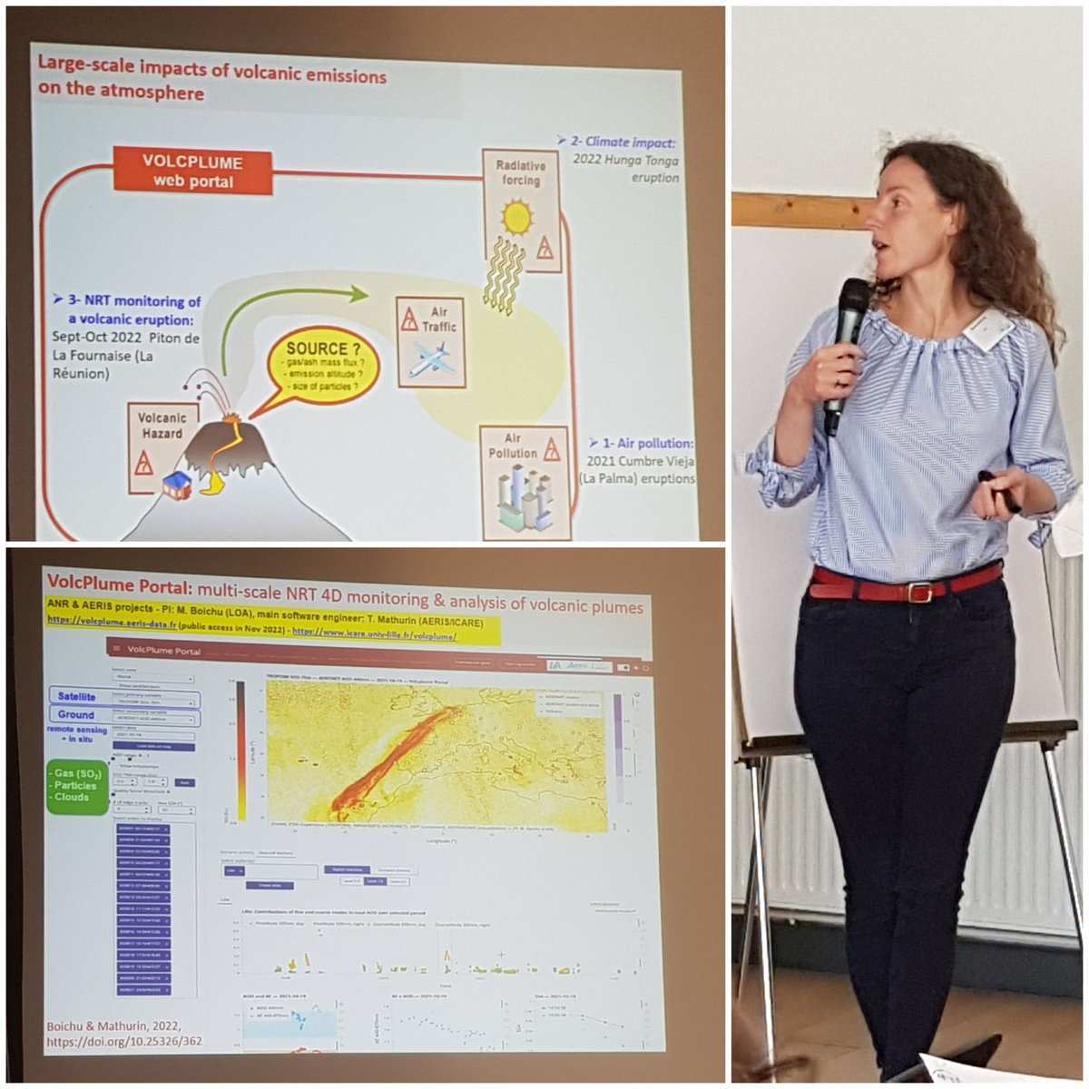 VRiffault's tweet photo. Atelier @ActrisFr | 2ème ex. d'utilisation avec Marie Boichu @LOA_labo @RechercheUlille @INSU_CNRS qui a développé la plateforme #VolcPlume dans cadre @AgenceRecherche #ANRJCJC avec @AerisData 1/2 https://t.co/BKpkYFe5kt