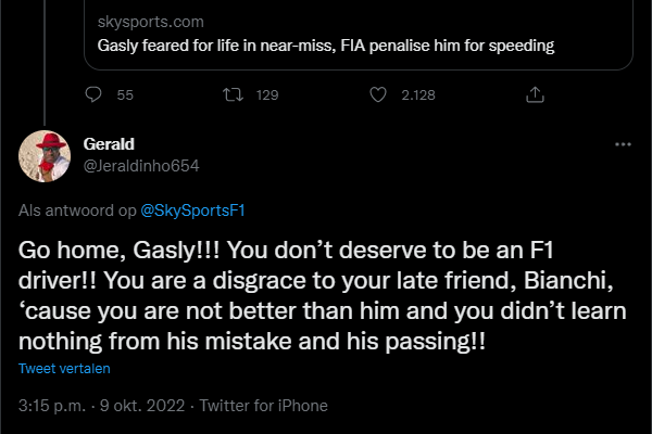 JancodeVries's tweet photo. @Jeraldinho654 @sheffters @EngineMode11 Man what a sad individual you are... https://t.co/tb4oqJDlmt