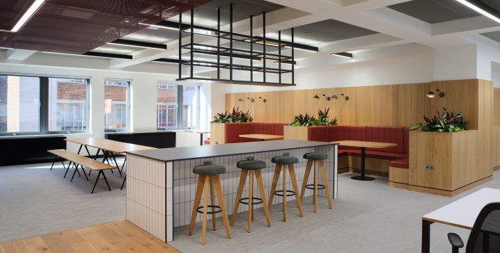 GframeStructure's tweet photo. @BarrGazetas 27 Mortimer Street office retrofit includes a hybrid CLT + steel vertical extension creating new 5th floor + roof terrace. All CLT elements designed, supplied + installed by G-frame Structures. CLT install was limited to weekends due to the central London location. https://t.co/H8zRdfSfTI