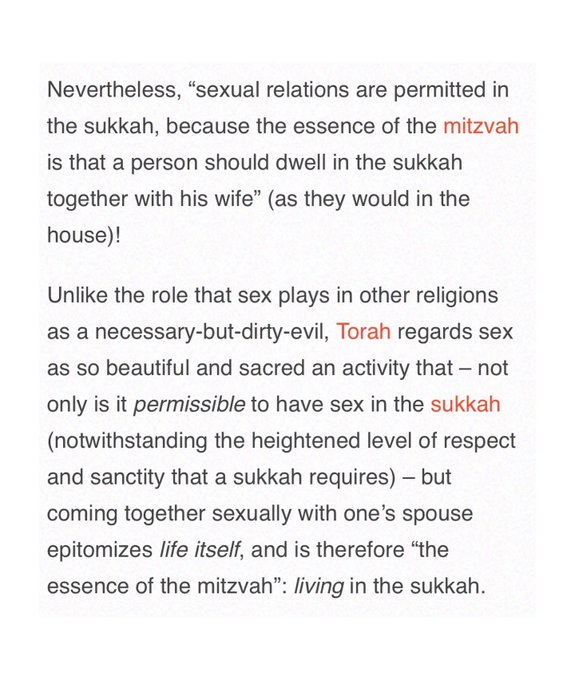 PSA: it&rsquo;s a mitzvah to have sex in the sukkah https://t.co/g1J8SSFc6W<a href="/tag/slay"class="tags"><span>#slay</span></a>