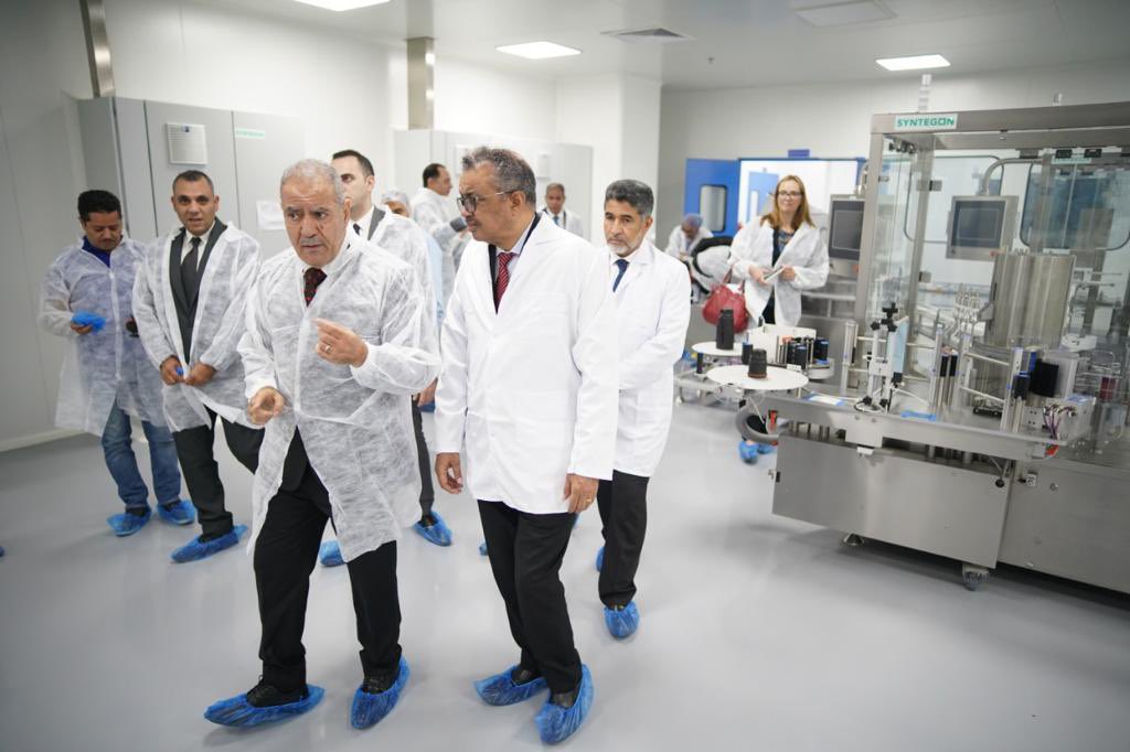 Good progress made at #Egypt’s BioGeneric Pharma to utilize technology, through the <a href="/WHO/">World Health Organization (WHO)</a> mRNA tech hub &amp; spokes initiative, to expand access globally to #COVID19, malaria, tuberculosis &amp; AIDS. True South-South collaboration for #HealthForAll.