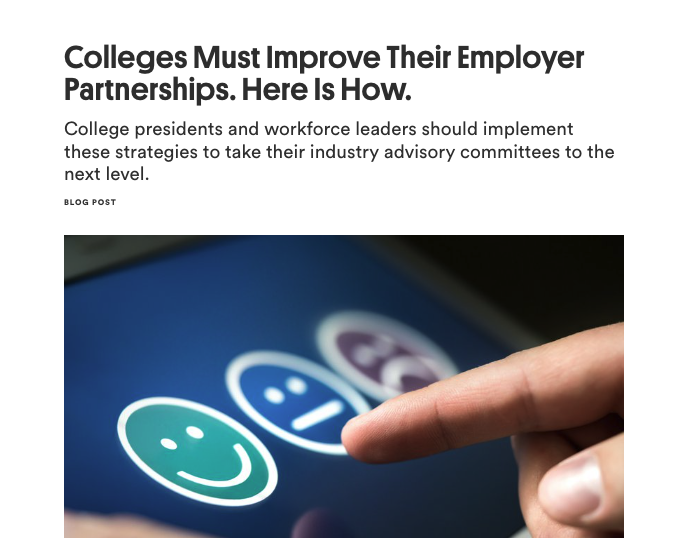 New America Labor (@newamericalabor) on Twitter photo As #workforce needs grow and enrollment decreases in traditional #HigherEd, more and more employers are being approached by new workforce training players.
How can colleges stand out as the ideal partner for employers?
New article by <a href="/ShalinJyotishi/">Shalin Jyotishi</a>⬇️
newamerica.org/education-poli… As #workforce needs grow and enrollment decreases in traditional #HigherEd, more and more employers are being approached by new workforce training players.
How can colleges stand out as the ideal partner for employers?
New article by <a href="/ShalinJyotishi/">Shalin Jyotishi</a>⬇️
newamerica.org/education-poli…