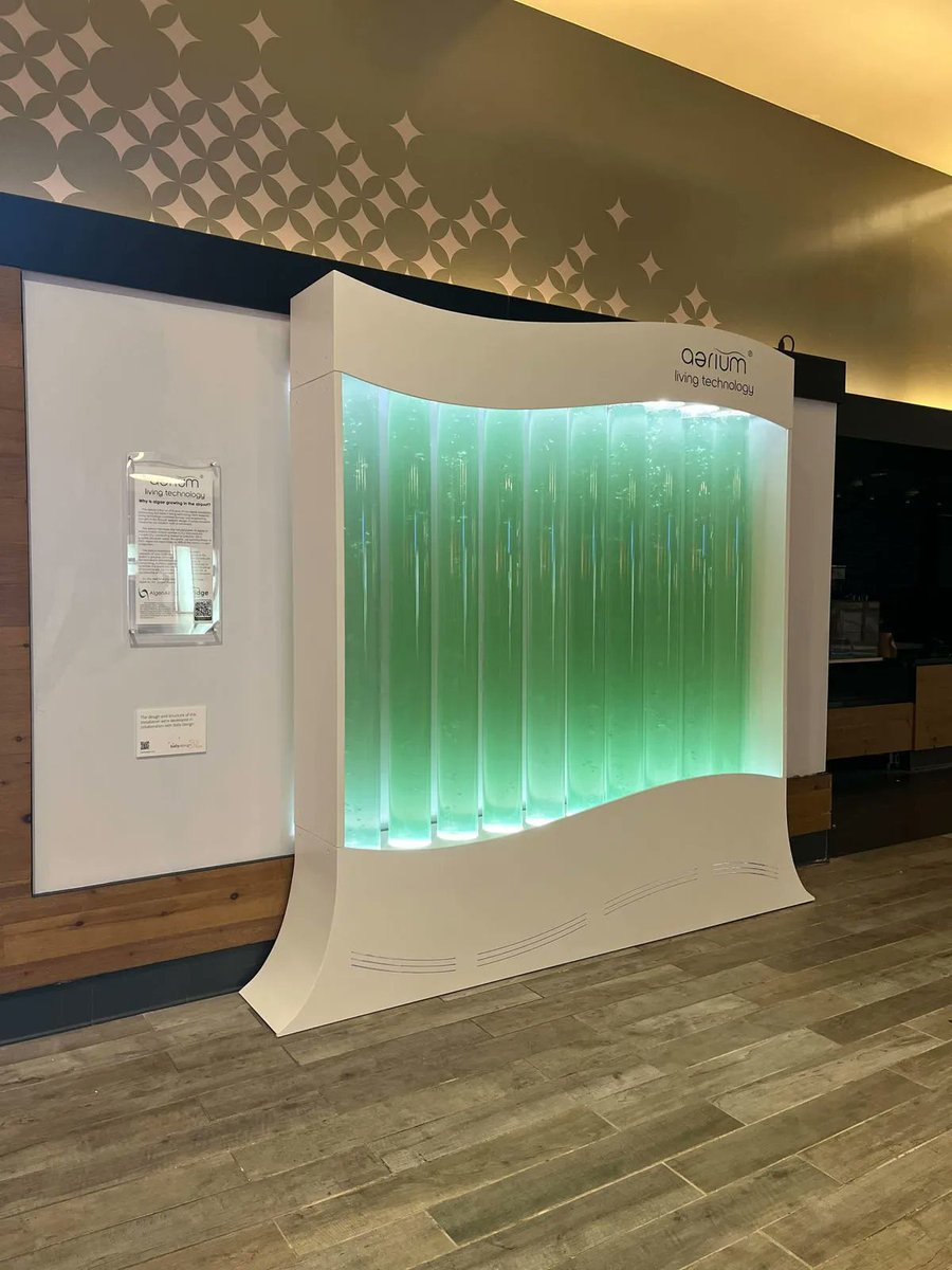 ALG company, <a href="/AlgenAir/">AlgenAir</a>, was recently featured in <a href="/Forbes/">Forbes</a> for their giant air purifier installation at the <a href="/PITairport/">Pittsburgh International Airport</a>. The 100 gallon algae air purifier reduces carbon dioxide levels in the baggage claim area. 

buff.ly/3EszzOf 

#Startups #PittsburghTech #Hardware