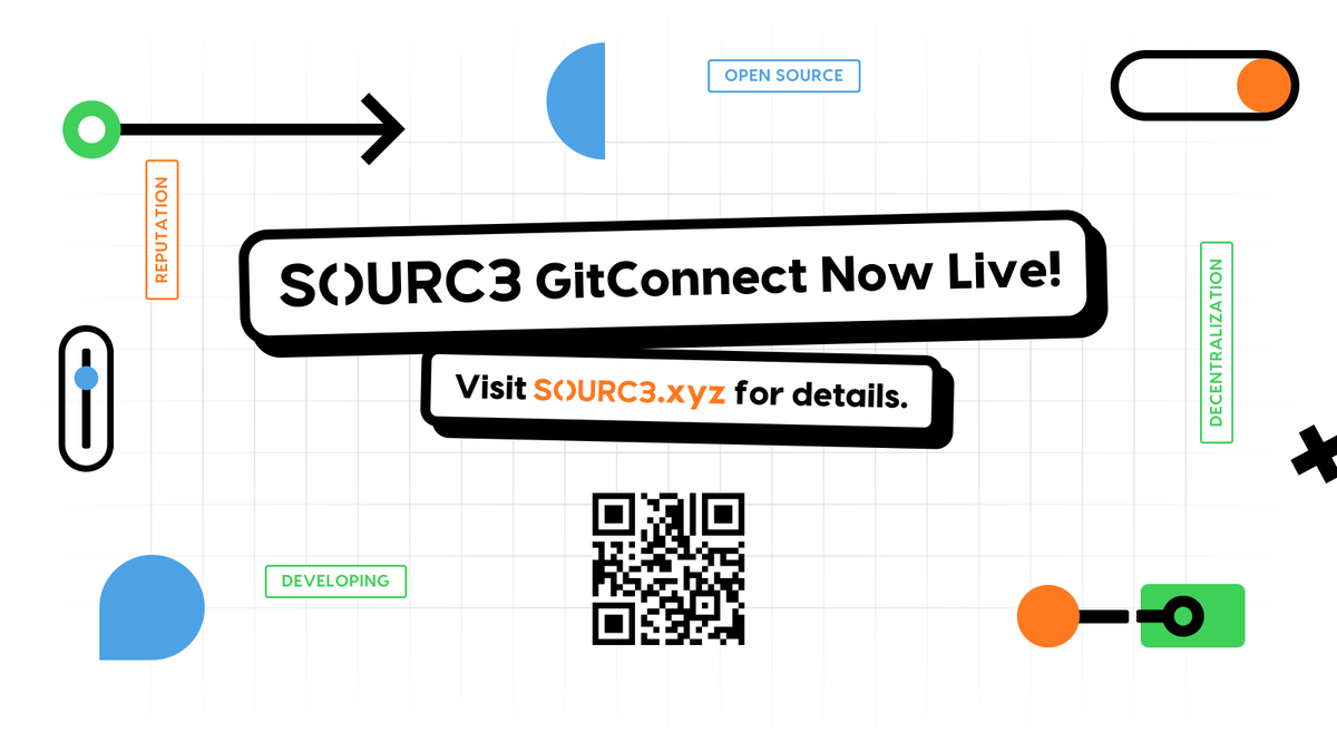 SOURC3xyz's tweet image. 3/9
🔄 Our first #Web3 offering "GitConnect" allows developers to connect their #GitHub account and bring their contributions on-chain; recording a summary of their coding history and contributions to the #blockchain.
Try it yourself, visit the homepage:
sourc3.xyz