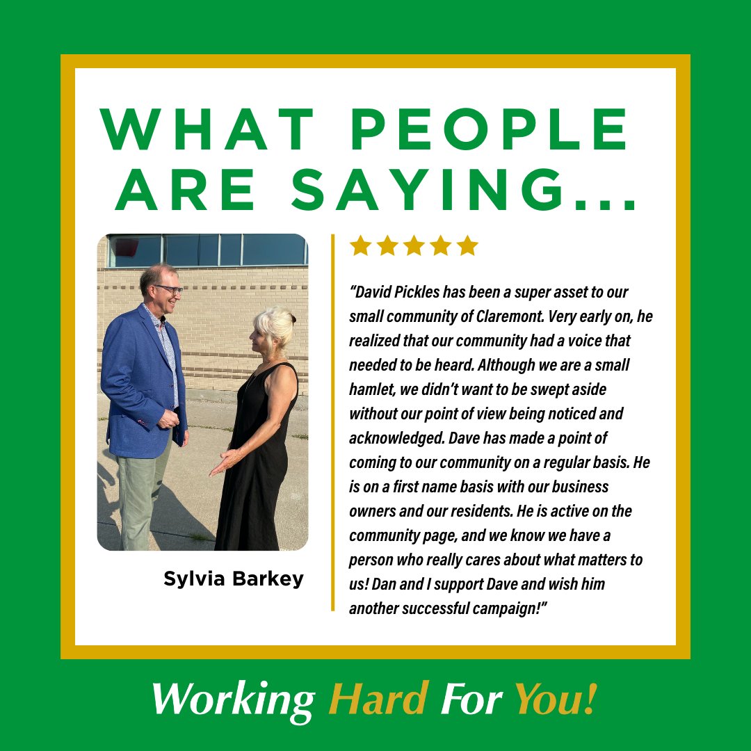 VotePickles's tweet photo. Thank you, Sylvia!

#DavidPickles #picklesforpickering #regionalcouncillor #pickering #communityleader https://t.co/jgFzTnjfdc