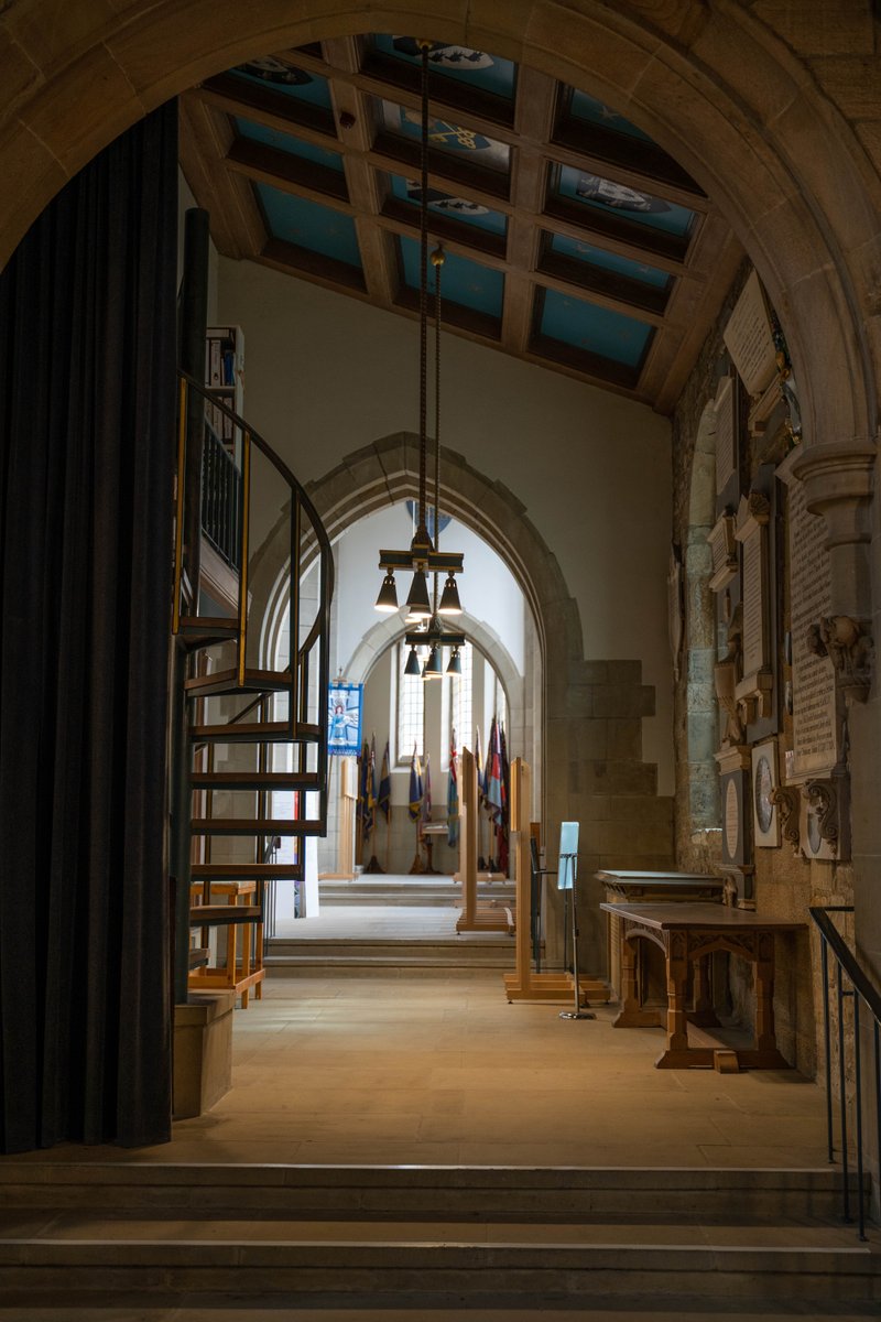 Bfdcathedral's tweet photo. The old Bolling Chapel leading through to the modern extension of the building ⛪️
.
#bradford #bradfordcathedral #religiousbuilding #visitbradford #medievalbuilding #churchofengland #cathedral https://t.co/pmJ39Q9S7t