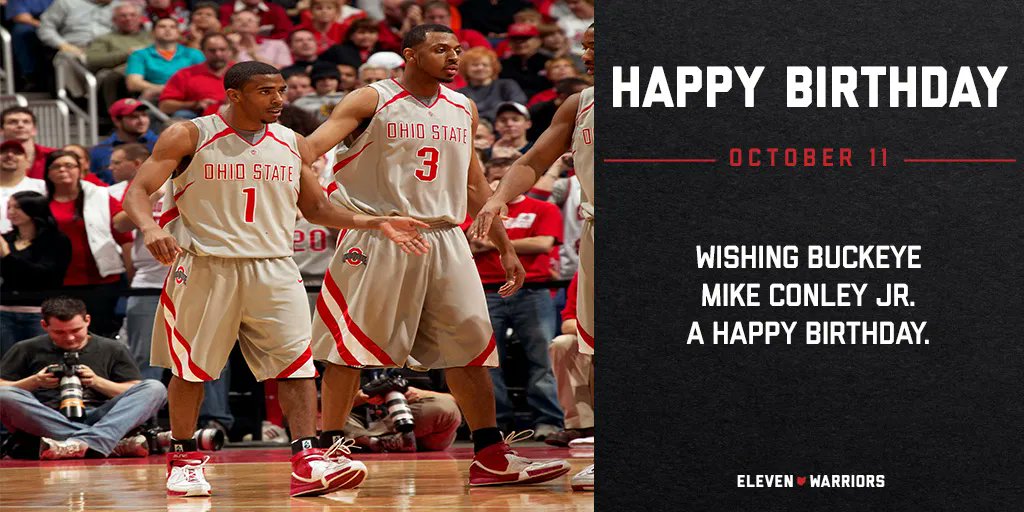 Wishing Buckeye Hoops Alumni Mike Conley Jr. a happy birthday! 