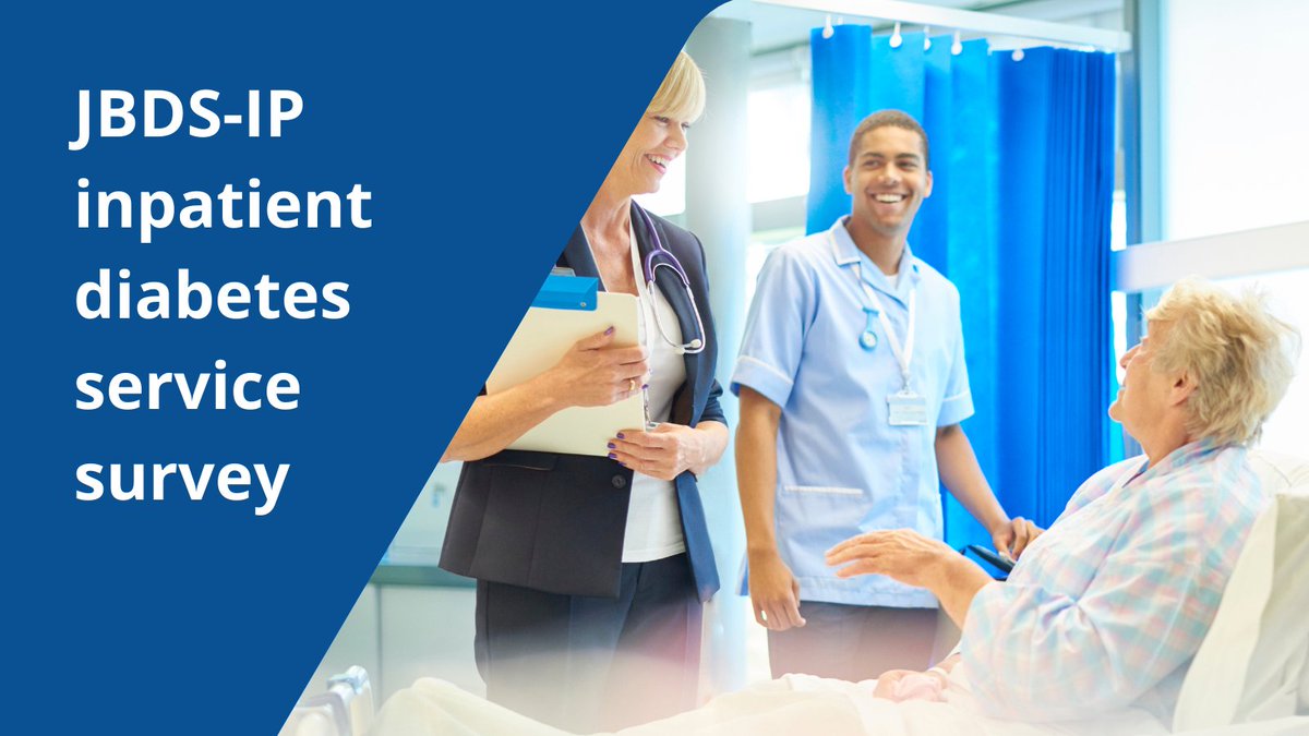 JBDS-IP is embarking on an ambitious project to identify the right number of staff to deliver an ideal, ‘state of the art’ inpatient diabetes service in the UK. 

We encourage you to take part, survey deadline 31st October 2022 📝ow.ly/N9iP50L5CbX