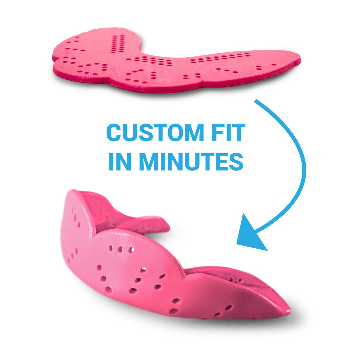 With a SISU guard, you can get a custom fit in just minutes while also having the ability to remold your guard up to 20 times.

#mouthguard #sports #customfit #moldable #protective