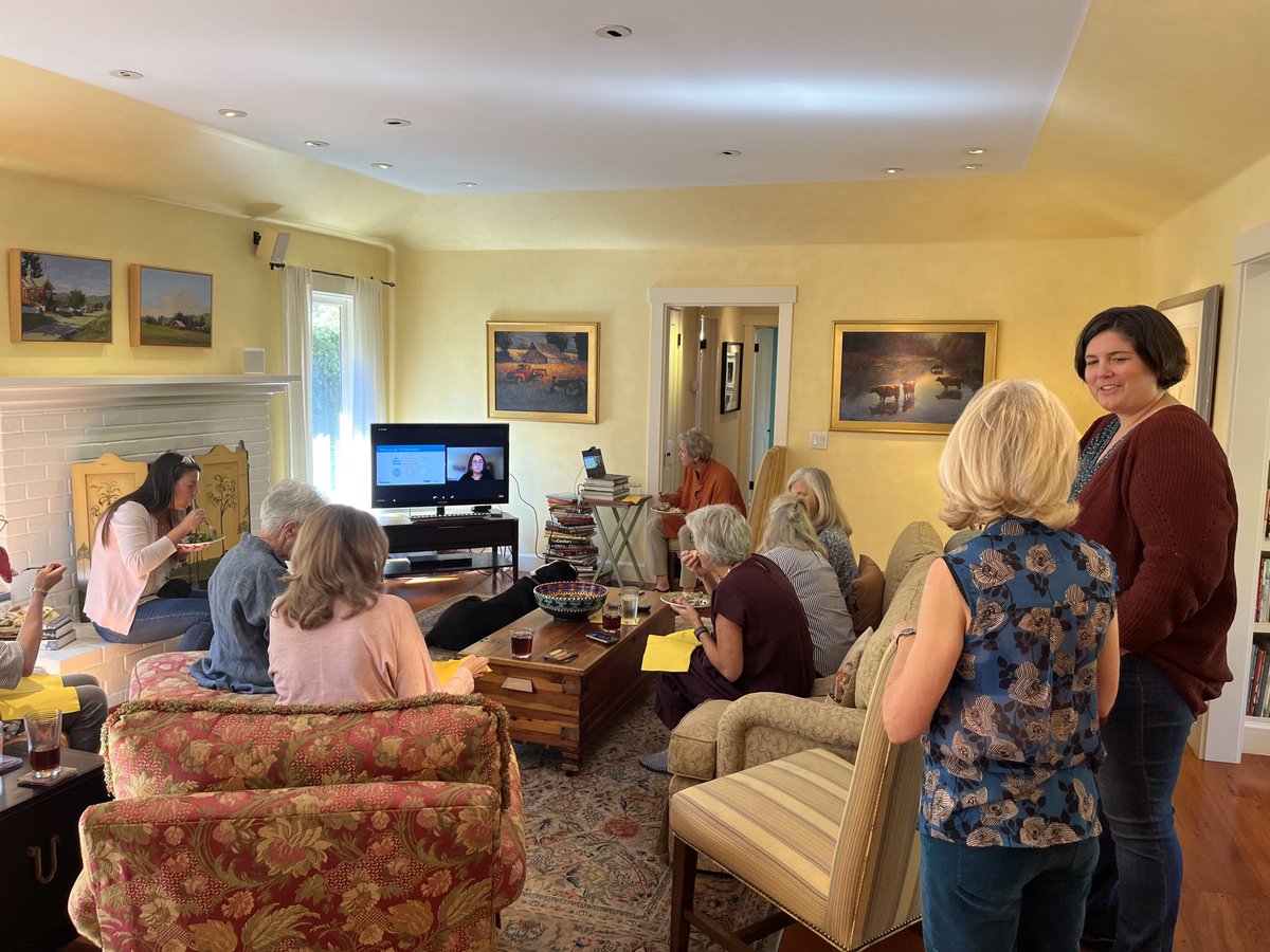 annmariemcgee's tweet photo. Impact 100 Sonoma watch party for ⁦@philanoswomen⁩ Fall Gathering today. #impact100sonoma #philanoswomen https://t.co/ns21Zazlec