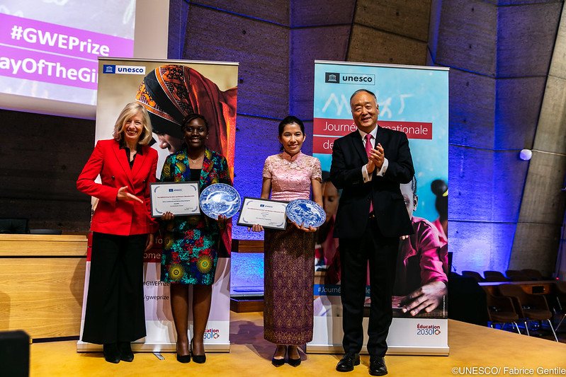 Congratulations to @roomtoread from Cambodia and @glamitanzania for winning this year’s @UNESCO Prize for Girls' & Women's Education! 🎉 Your work to advance girls’ & women’s education inspire all of us. on.unesco.org/3RNJZuV #DayoftheGirl