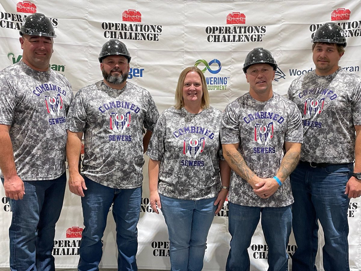 NWWSD's tweet photo. Today members of our team and operators from @CDPU competed in the @WEFTEC Ops Challenge. Here is a look at the pump maintenance and collections events from NOLA. 
Thanks @Ohio_WEA for all of 
your support! https://t.co/B1RqMqmcl4