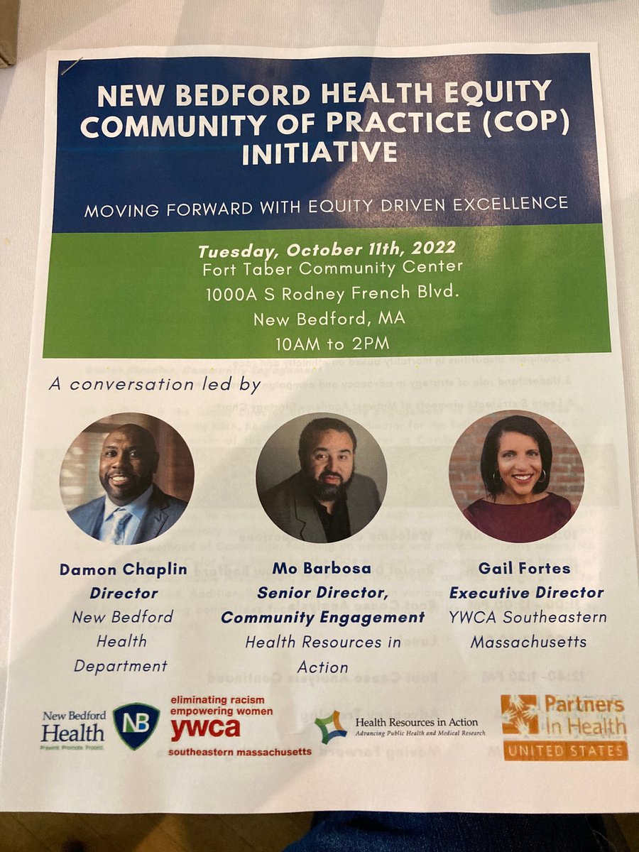 mobarbosa's tweet photo. New Bedford Health Department brings together cross sector leaders to examine #RootCauses doing the hard work of #problemsetting to create #HealthEquity 
#rootcauseanalysis #5Whys #TreeExercise @HRiAction @NewBedford_MA @PIH @ywcasema https://t.co/DBjHerb3aP