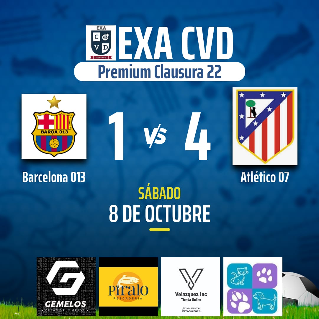 asoexacvd's tweet photo. 📸 de la 5ta fecha de la Categoria Premiun #ElExaSomosTodos #EnBuscaDeLaGloria🏆 

#Barcelona013 vs @atletic07 https://t.co/EH8PVSTsxK