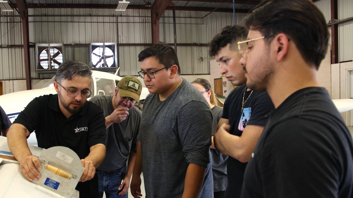 If anyone knows how to inspire Texas State Technical College Aviation Maintenance students, it is instructor Leo Guajardo. After all, he was once a student in the same program at TSTC’s Harlingen campus himself. #TSTCproud #technicallybetter Read more: bit.ly/3RWsNDw
