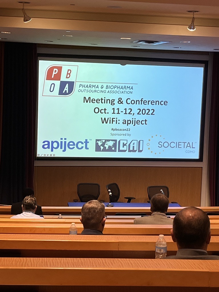 So glad to be in person at <a href="/PBOAssoc/">PBOA</a> 6th Annual Meeting &amp; Conference.  Proud to support the event.

#contractmanufacturing #pharma #drugdelivery #biopharma