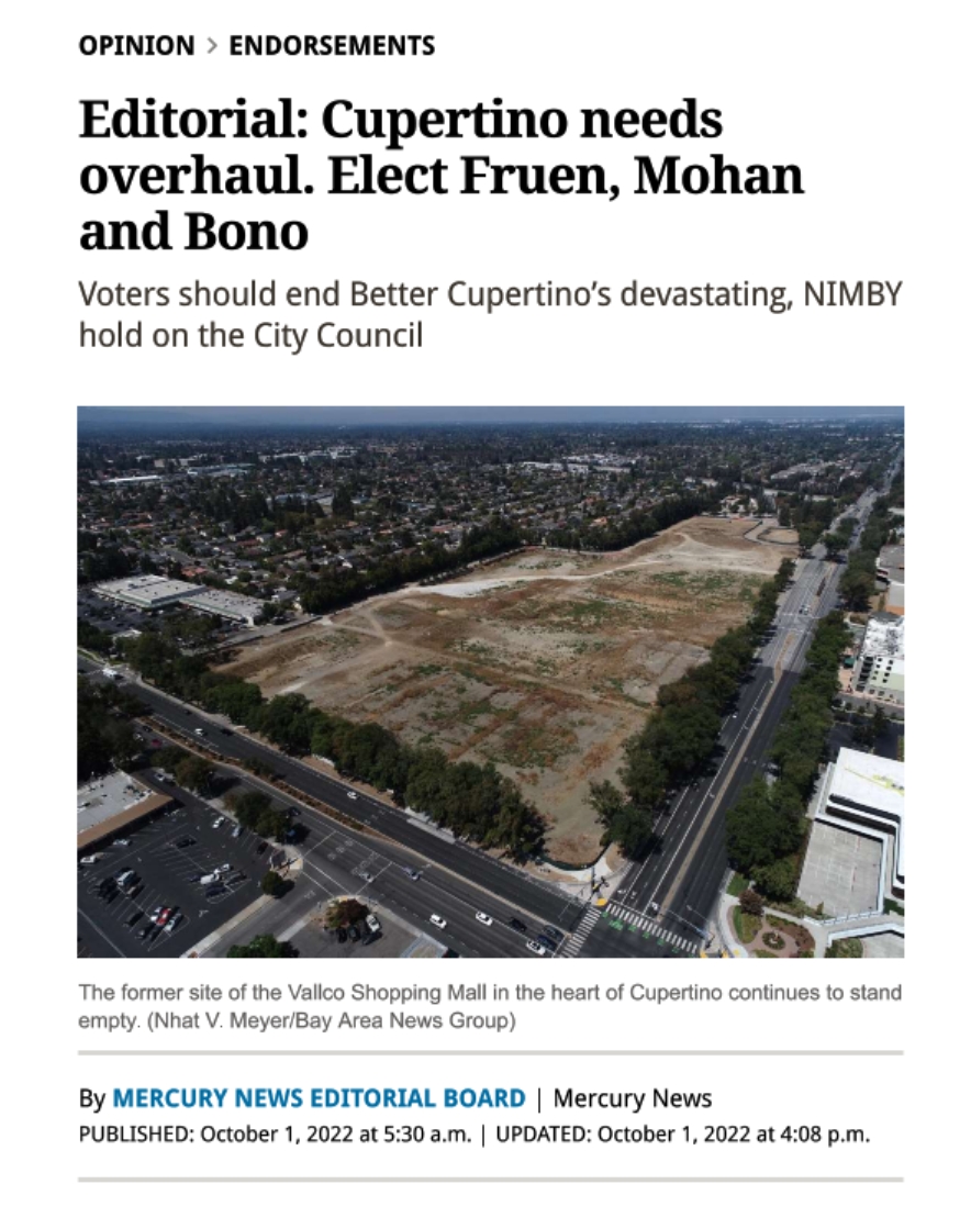 RodSinks's tweet image. This editorial is spot on. If you vote in Cupertino, or know folks who do, please read this and share. mercurynews.com/2022/10/01/edi…