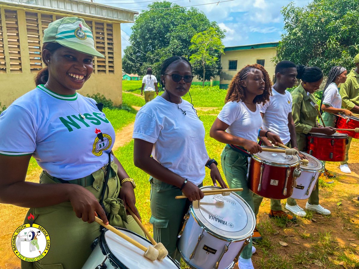 CdsFct's tweet photo. Band CDS #AbujaCorpers 

#NYSC #OneBandOneSound #CDS #Kubwa #FCTBand #Band #CDS #FCTCorpers Abuja NYSC Kubwa Camp Youths https://t.co/7RFdZdBu1D