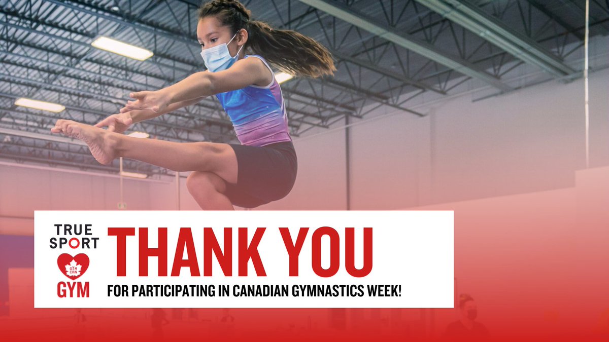 gymcan1's tweet photo. Thank you to all of the clubs, coaches, gymnasts, and community members who participated in #CDNGymWeek! Throughout Gym Week, we were so happy to see the celebration of gymnastics and the #TrueSport Principles in gyms across Canada!
Learn more: https://t.co/yQRVDxSr1d https://t.co/Ntly6udN1M