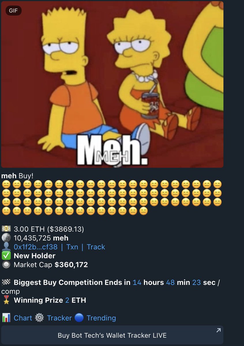 MehToken's tweet image. 3 ETH buy ... 

meh. 

dextools.io/app/ether/pair…

#meh $meh #mehtoken #cryptoworld #cryptocurrencies #btc #cryptoinvestor #invest #forexlifestyle #cryptotrading #cryptos #bitcoin #cryptocurrency #Ethereum #eth