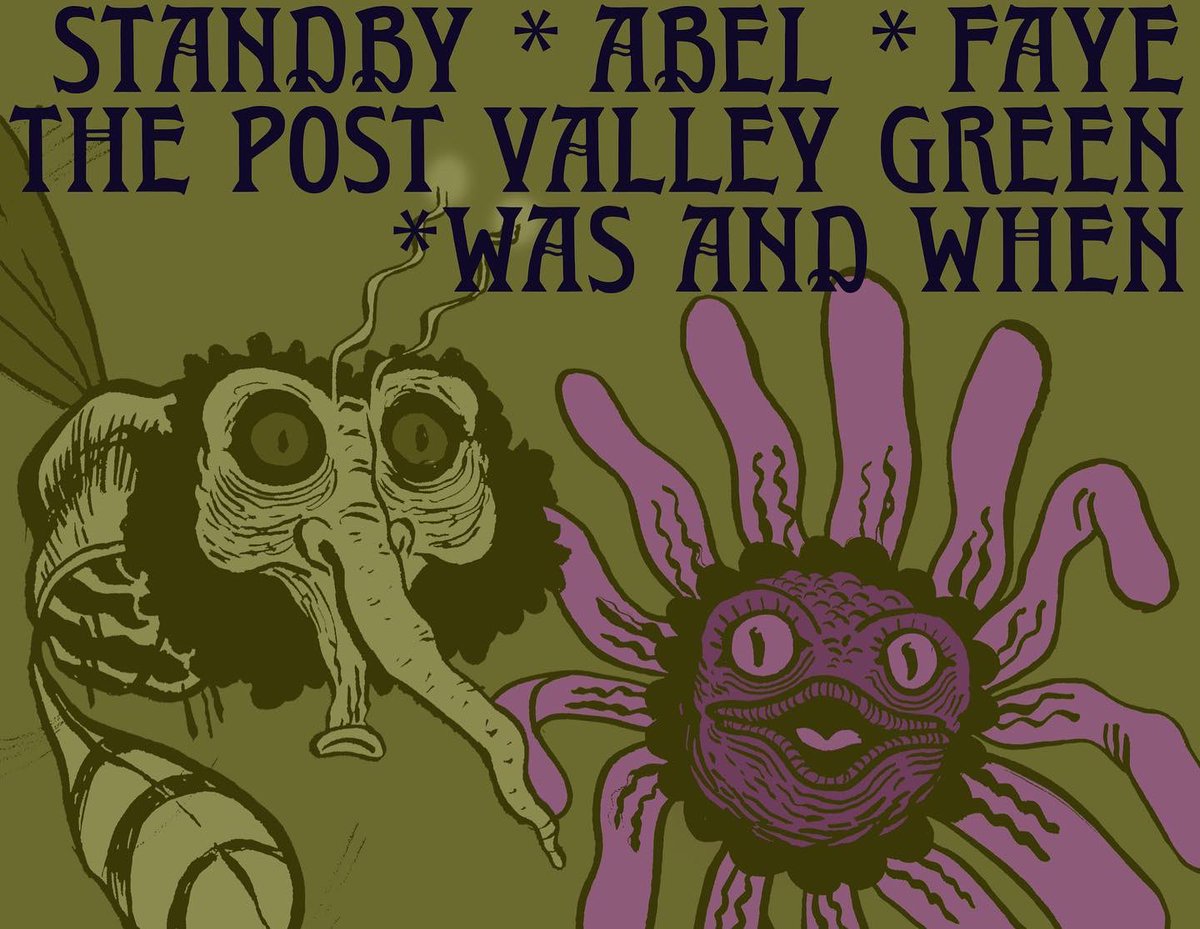 Comedy, Metal, &amp; an Indie music night this weekend! Come on down! 

Friday 10.14 - Comedy Night

Saturday 10.15 | $10 - DRAIN, Koyo, Life’s Question, Risk, Fools Game 

Sunday 10.16 | $10 - Faye, Post Valley Green, Abel, Was and When