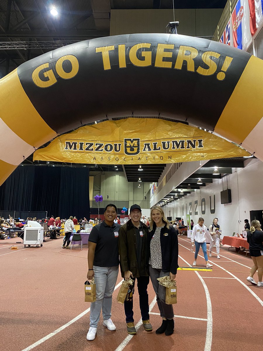 Thank you to Kyle Mauzey, James Saltat and Charlie Koors for donating! #MizzouBloodDrive