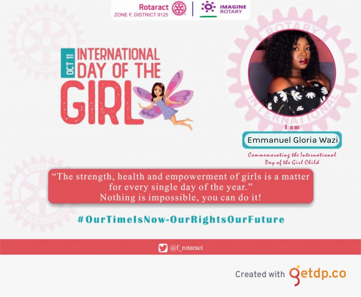 7_rotaractD9127's tweet photo. #InternationalDayOfTheGirl 
#RotaractZoneF_D9125 https://t.co/n1oAQmeb1s