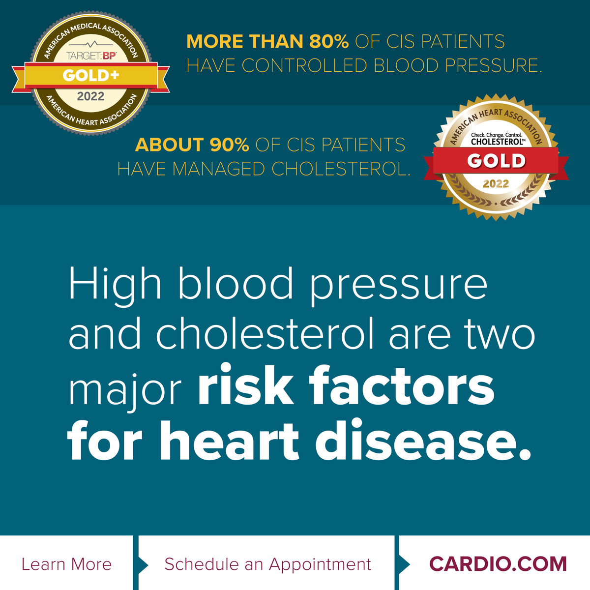 CardioInstitute's tweet photo. “High blood pressure and high cholesterol are often called the ‘silent killers’ because patients may not have any symptoms until the damage has already been done,” said Dr. Darrell Solet, CIS cardiologist in Morgan City. https://t.co/Zojr1CVXwx #changecholesterol #targetbp https://t.co/vvYPR9CnxG