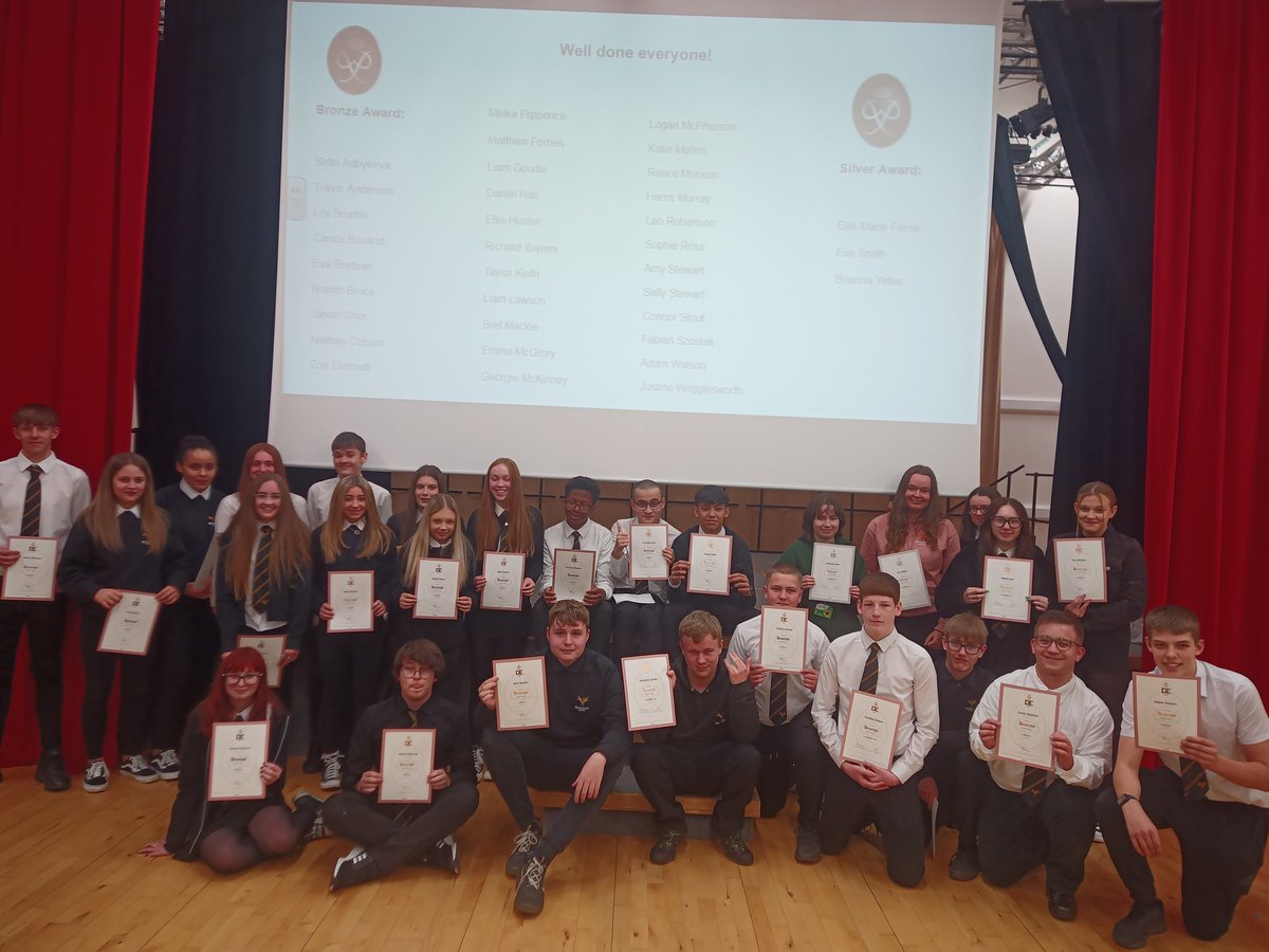 Bucksburn Academy Wider Achievement (@bucksburnwa) on Twitter photo Fantastic evening celebrating the successes of the 32 pupils who completed their Bronze and 3 who completed their Silver DofE award in 2022. Some inspirational stories. Huge well done to all! <a href="/DofEScotland/">DofE Scotland</a> #scriptforsuccess Fantastic evening celebrating the successes of the 32 pupils who completed their Bronze and 3 who completed their Silver DofE award in 2022. Some inspirational stories. Huge well done to all! <a href="/DofEScotland/">DofE Scotland</a> #scriptforsuccess