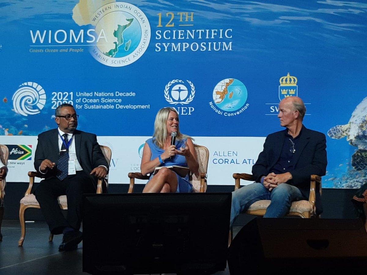 wwf_mada's tweet photo. Samantha Petersen from @wwf_mada joined the panel at #OurBlueFuture during #WIOMSA2022 to emphasis the truly bottom up approach of setting up this initiative for the entire South West Indian Ocean Region #OBF #OBFLaunch #OceanDecade #OceanScience https://t.co/CPtBMYXRoU
