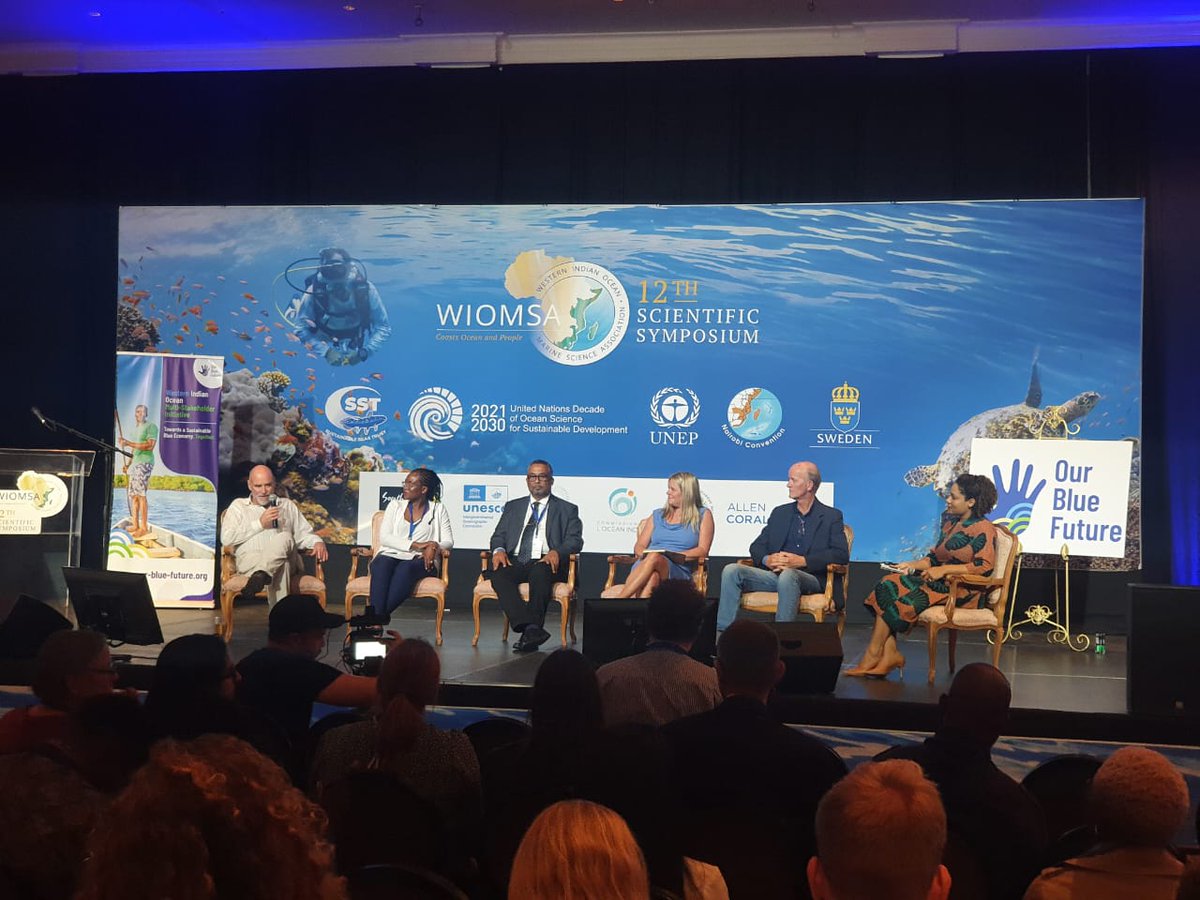 wwf_mada's tweet photo. Samantha Petersen from @wwf_mada joined the panel at #OurBlueFuture during #WIOMSA2022 to emphasis the truly bottom up approach of setting up this initiative for the entire South West Indian Ocean Region #OBF #OBFLaunch #OceanDecade #OceanScience https://t.co/CPtBMYXRoU