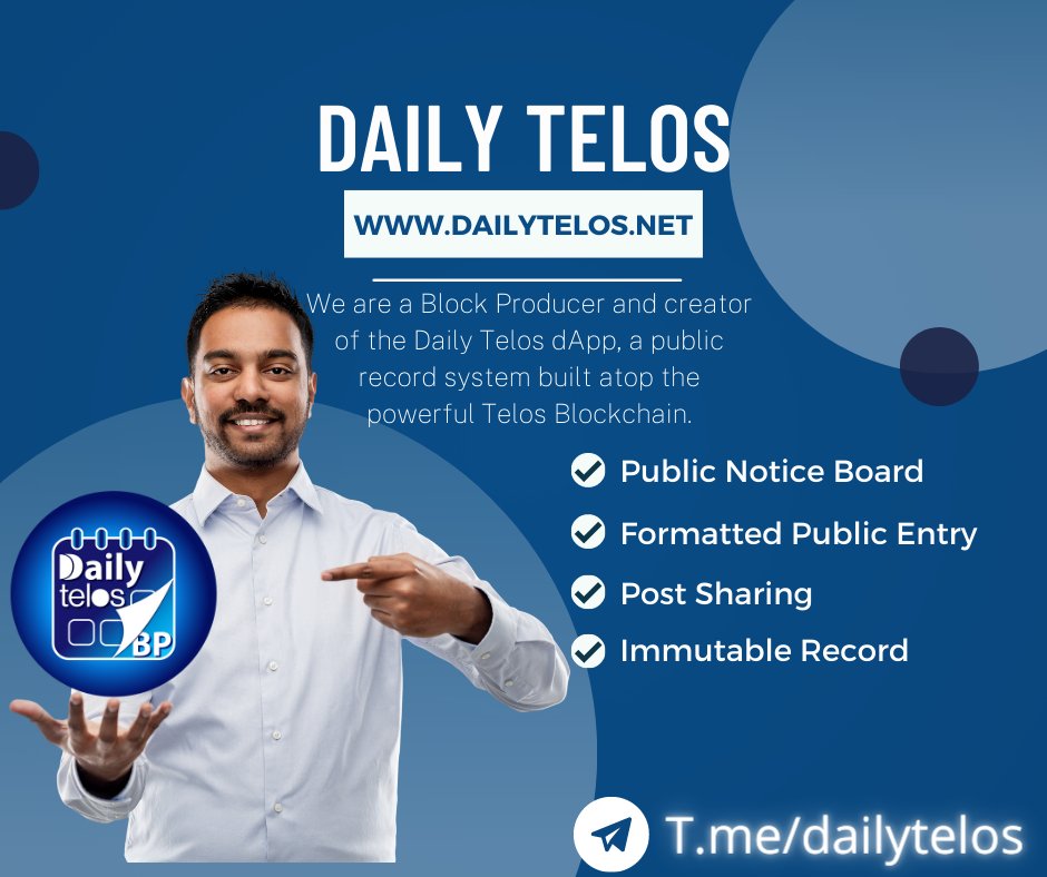 Daily Telos tweet media