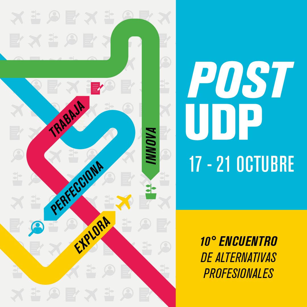 udpempleos's tweet photo. Atención! se viene el próximo #PostUDP te esperamos con interesantes charlas, talleres y feria laboral. https://t.co/9SH8u8a23O