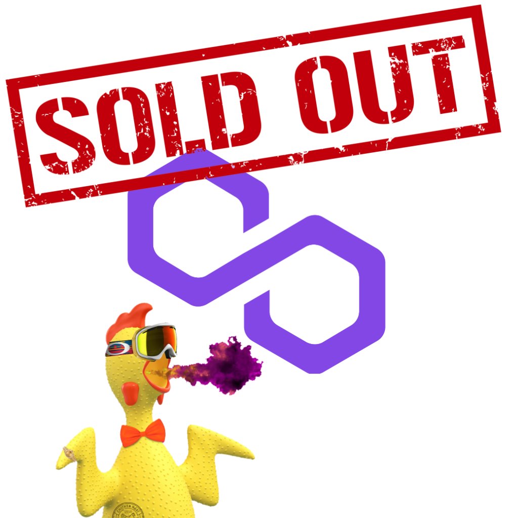 Thanks a lot!!!  the chicken invasion is now complete on the Polygon blockchain, an airdrop is coming very soon.  There are still free NFTs on other blockchains. 👇👇👇👇
sharpexlab.xyz/mint

#FreeMints #MintingNow #FreeNFT #NFTCommunity #nftdrop #NFTGiveaway